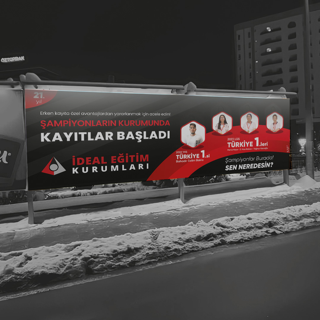 İDEAL EĞİTİM KOLEJİ Çiftli Billboard